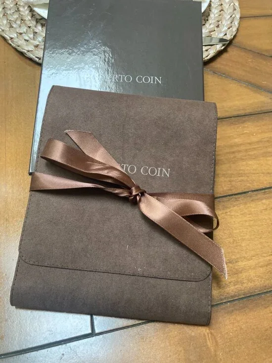 ROBERTO COIN DESIGNER GOLD ALTERNATING SIZE PAPERCLIP LINK CHAIN NECKLACE - Picture 10 of 10